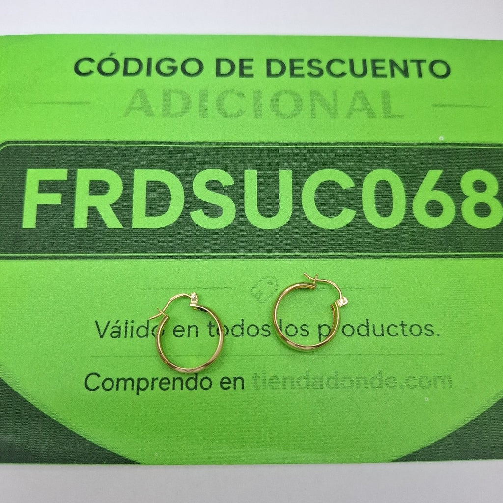 ARETES ARRACADAS ORO 10K 2.4 GR (NUEVO)