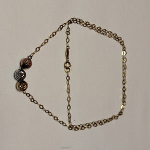 GARGANTILLA ORO COMBINADO 14 K 2,70 GRMS (SEMINUEVO)
