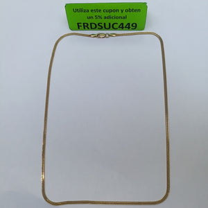 CADENA ORO 10 K 2.9 GRMS (SEMINUEVO)