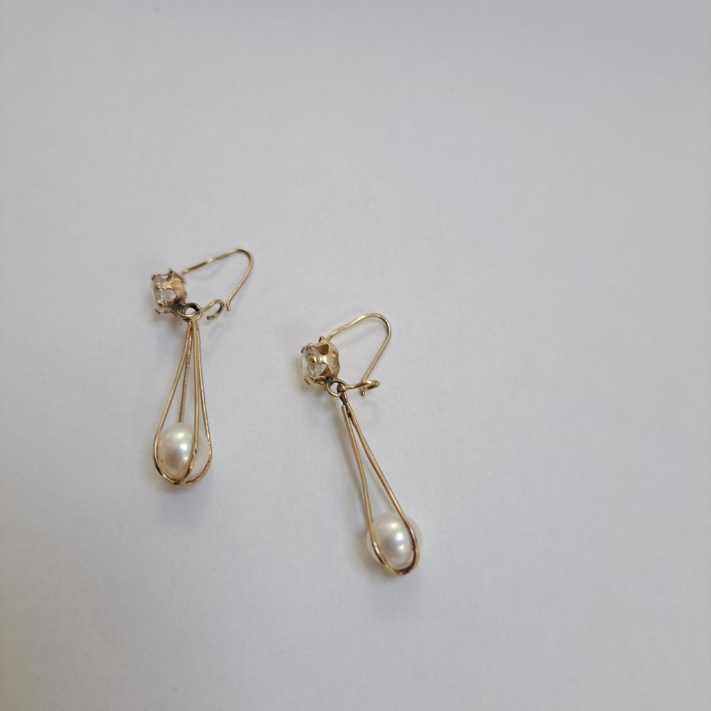 ARETES PAR ORO 10 K 2,10 GRMS (SEMINUEVO)