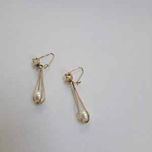 ARETES PAR ORO 10 K 2,10 GRMS (SEMINUEVO)