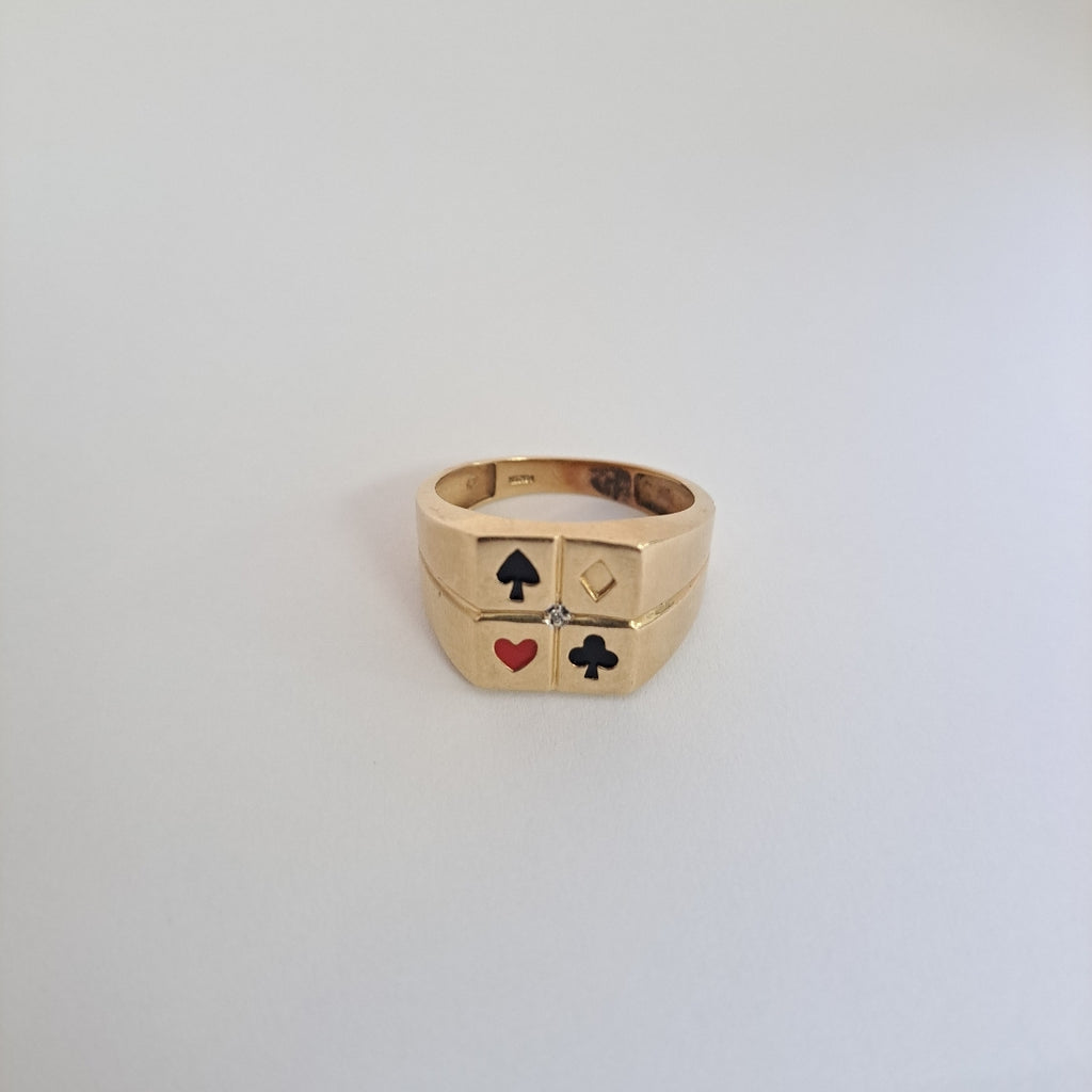 ANILLO ORO 10 K 4.4 GRMS (SEMINUEVO)