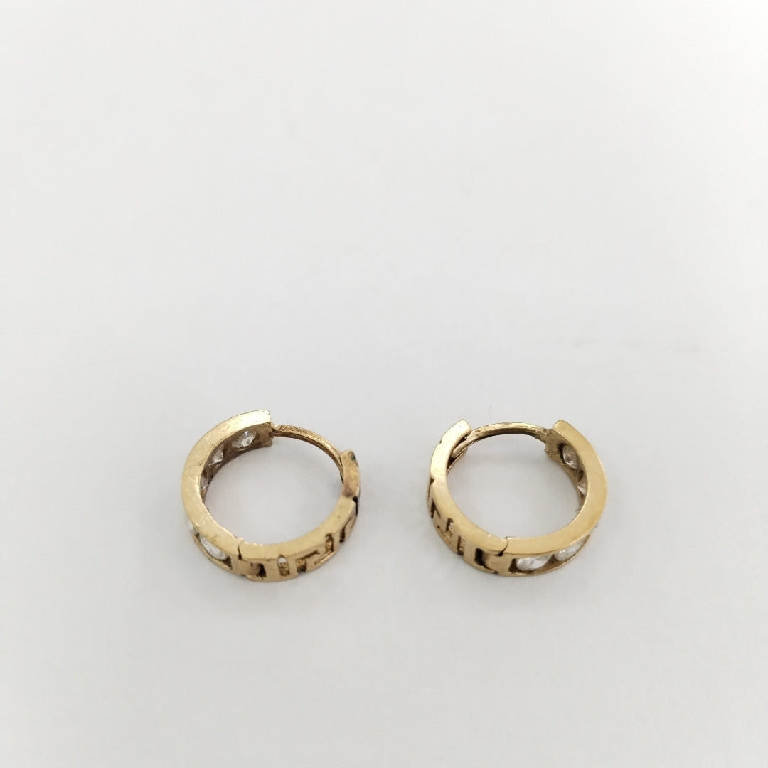 ARRACADAS PAR ORO 10 K 1,90 GRMS (SEMINUEVO)
