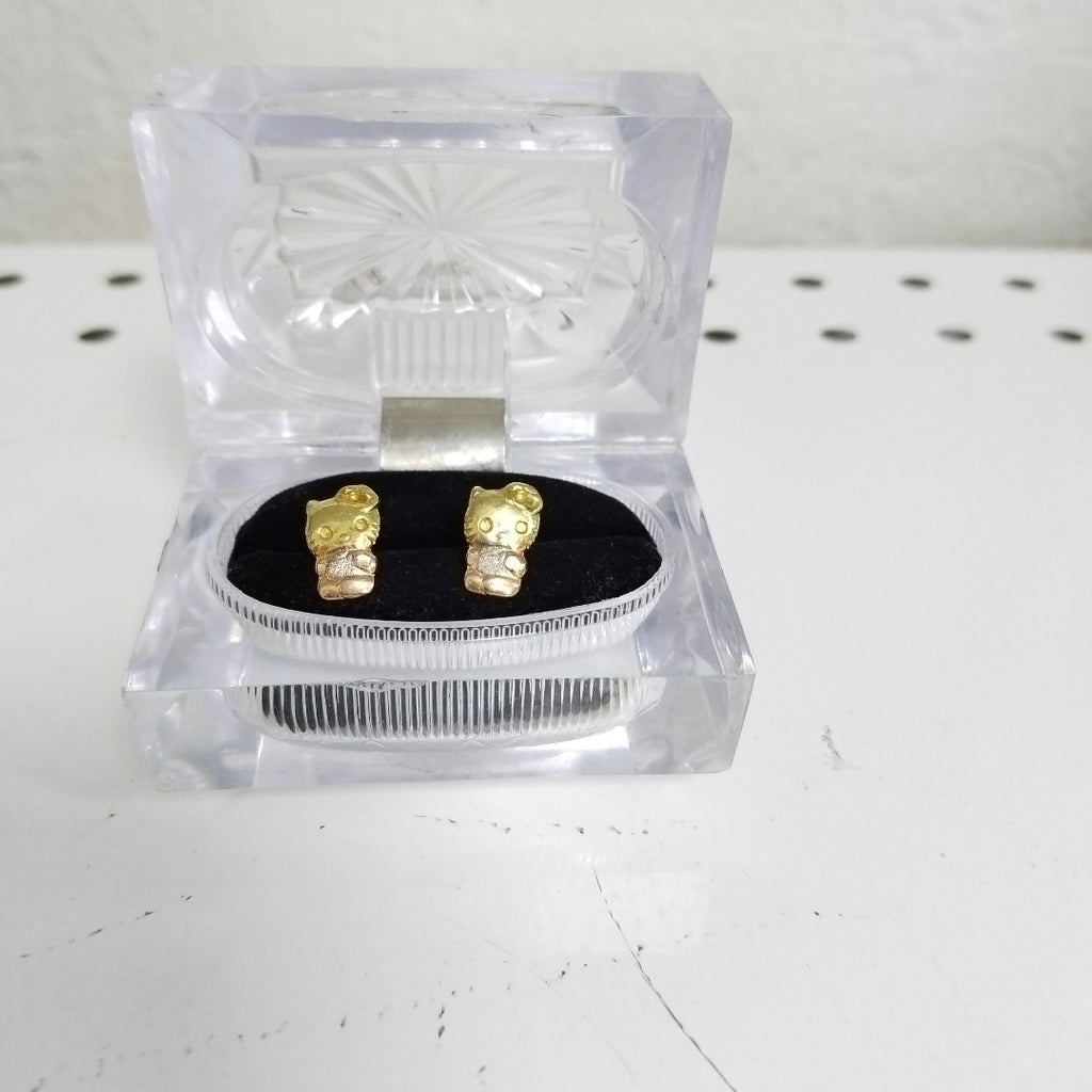 BROQUELES PAR ORO 14 K 0,90 GRMS (SEMINUEVO)