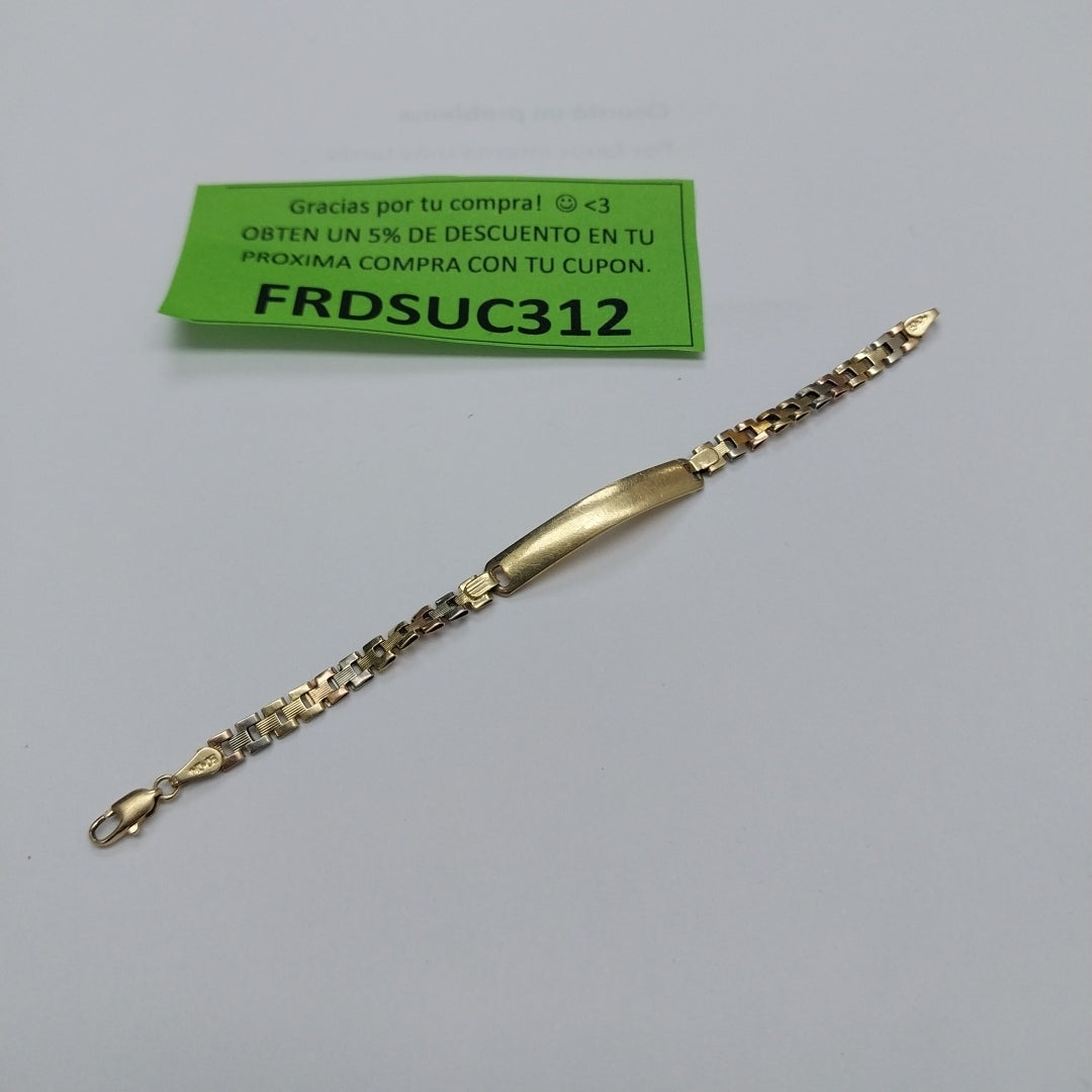 ESCLAVA ORO COMBINADO 14 K 2,90 GRMS (SEMINUEVO)