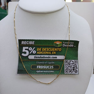 GARGANTILLA ORO 14 K 2,40 GRMS (SEMINUEVO)