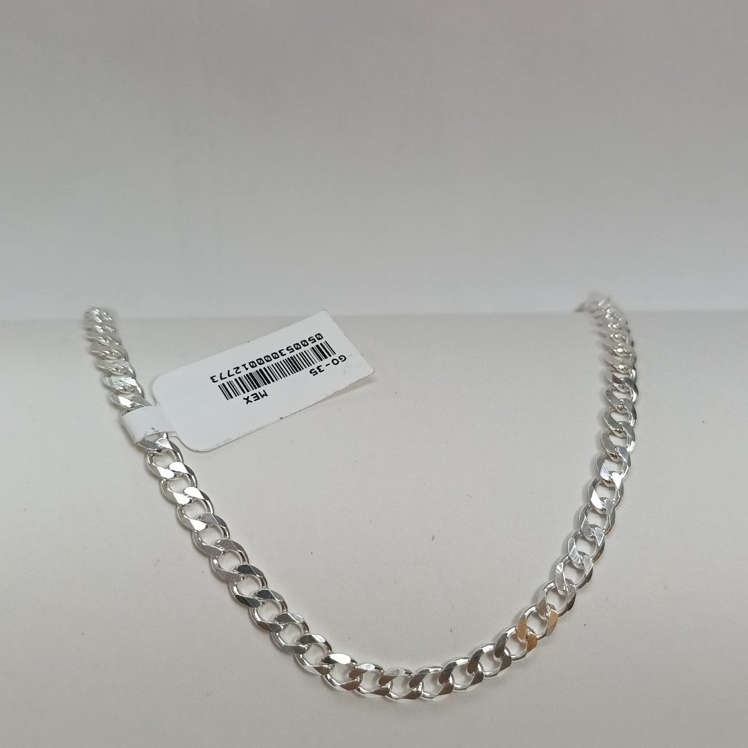 PULSERA BARBADA PLATA .925 21 CM 7.23 GR (NUEVO)