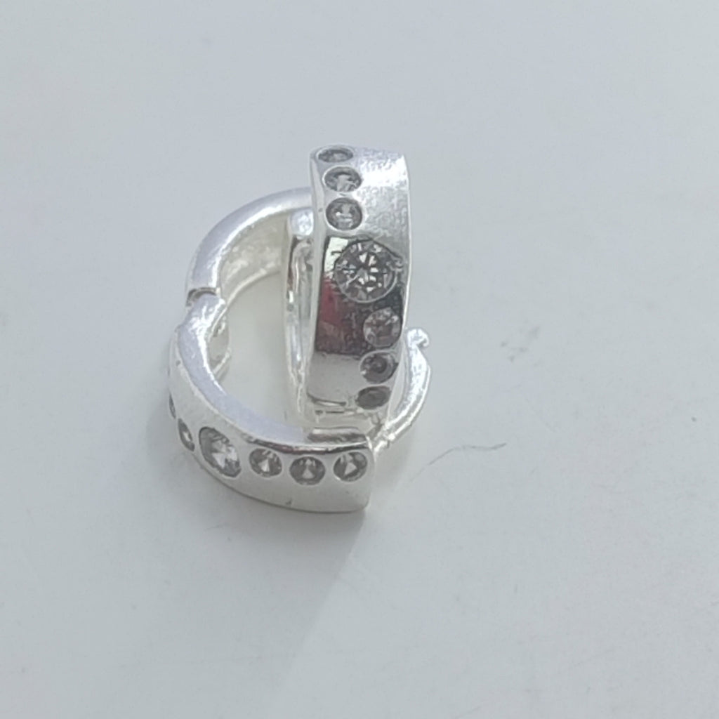 ARRACADAS C/CIRCONIAS PLATA .925 2.4 GR (NUEVO)