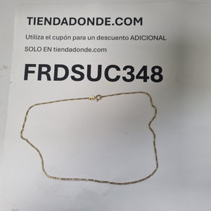 CADENA ORO 14 K 1,80 GRMS (SEMINUEVO)