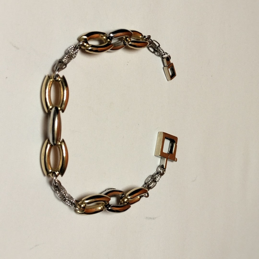 PULSERA ORO COMBINADO 14 K 11,70 GRMS (SEMINUEVO)