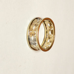 ARGOLLA ORO COMBINADO 14 K 1,30 GRMS (SEMINUEVO)