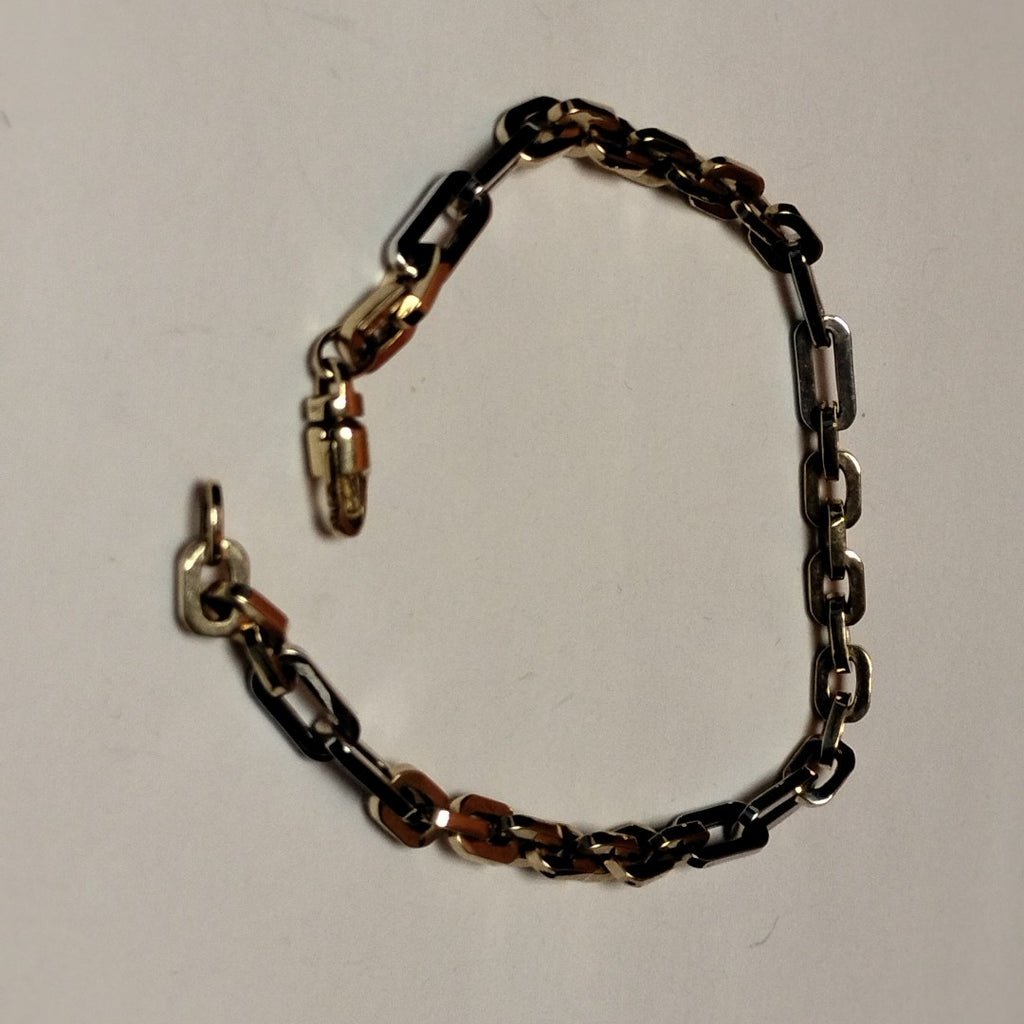 PULSERA ORO COMBINADO 14 K 5,40 GRMS (SEMINUEVO)