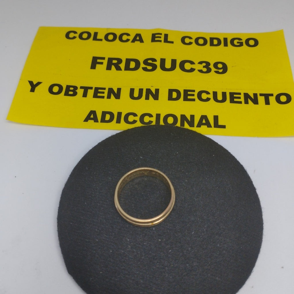 ARGOLLA ORO 10 K 2.2 GRMS (SEMINUEVO)