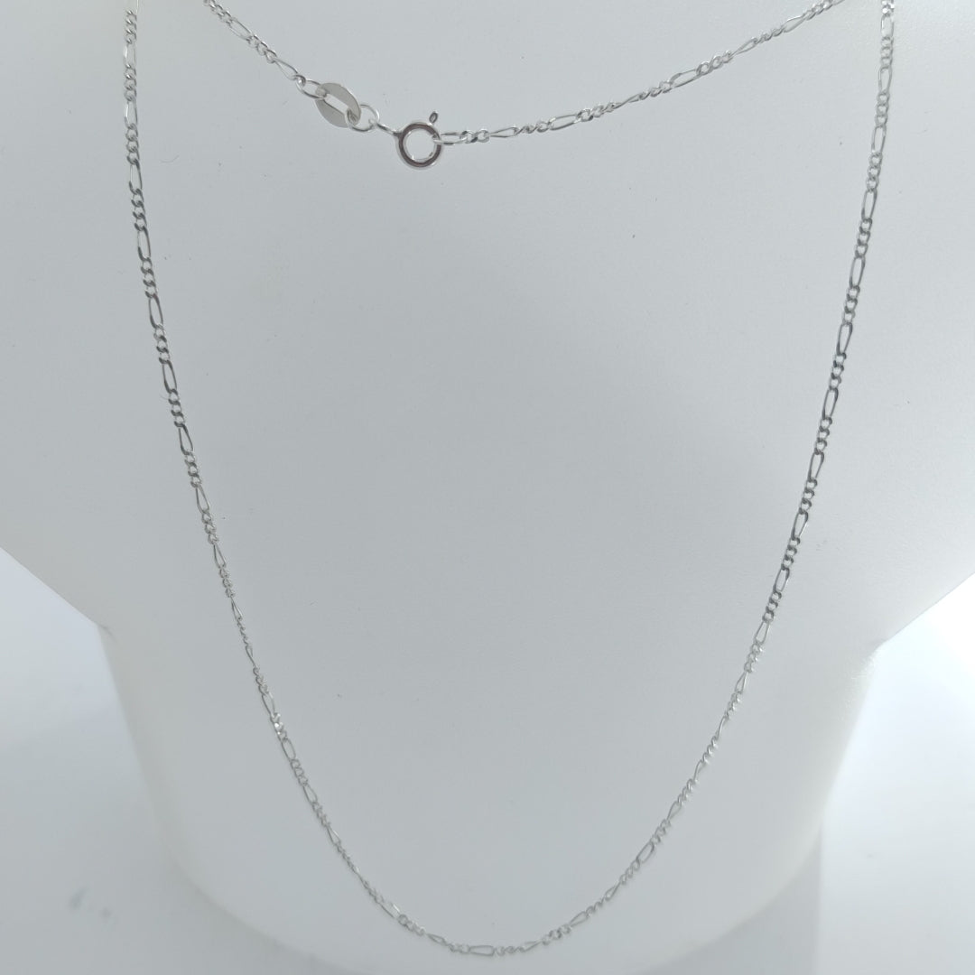 CADENA TEJIDO 3X1 PLATA .925 55 CM 2.2 GR (NUEVO)