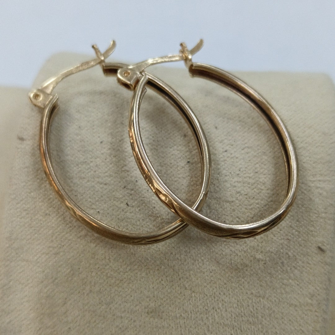 ARETES PAR ORO 8 K 2.3 GRMS (SEMINUEVO)