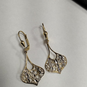 ARETES PAR ORO 14 K 2.3 GRMS (SEMINUEVO)