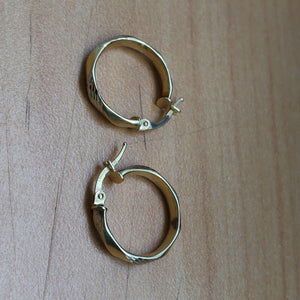 ARRACADAS PAR ORO 14 K 1.6 GRMS (SEMINUEVO)