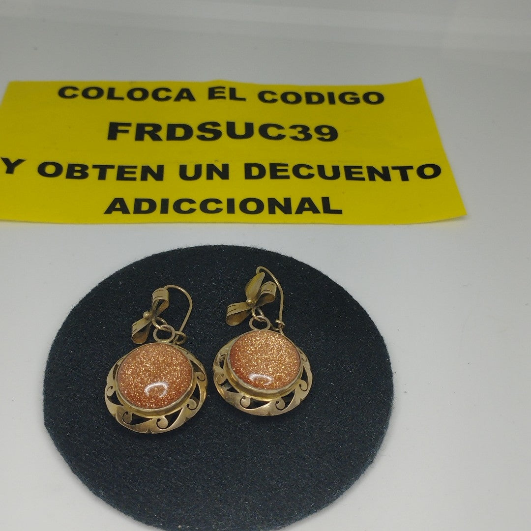 ARETES PAR ORO 8 K 8.8 GRMS (SEMINUEVO)