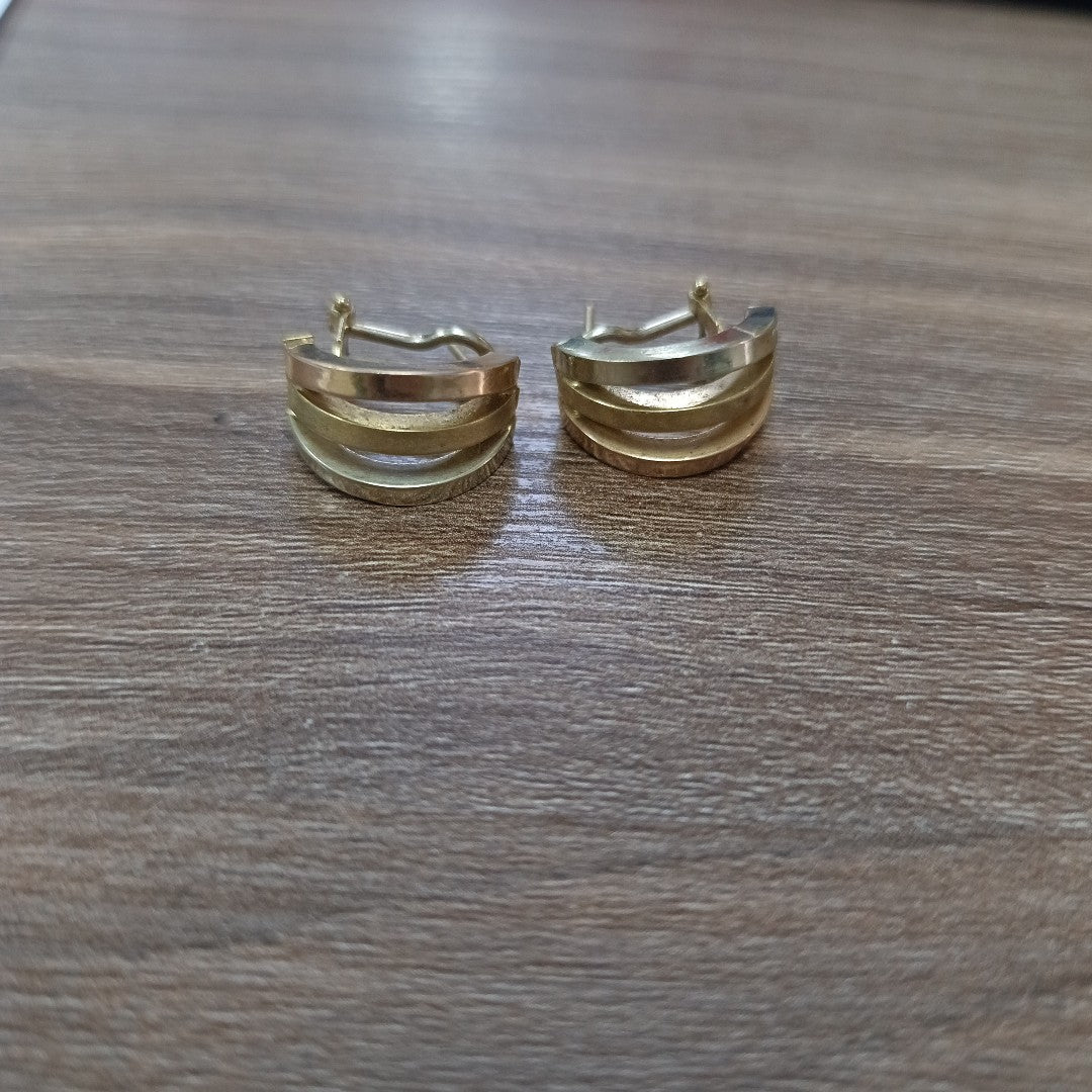 ARETES PAR ORO 10 K 4,80 GRMS (SEMINUEVO)