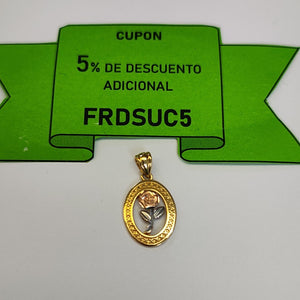 DIJE ORO COMBINADO 14 K 1.2 GRMS (SEMINUEVO)