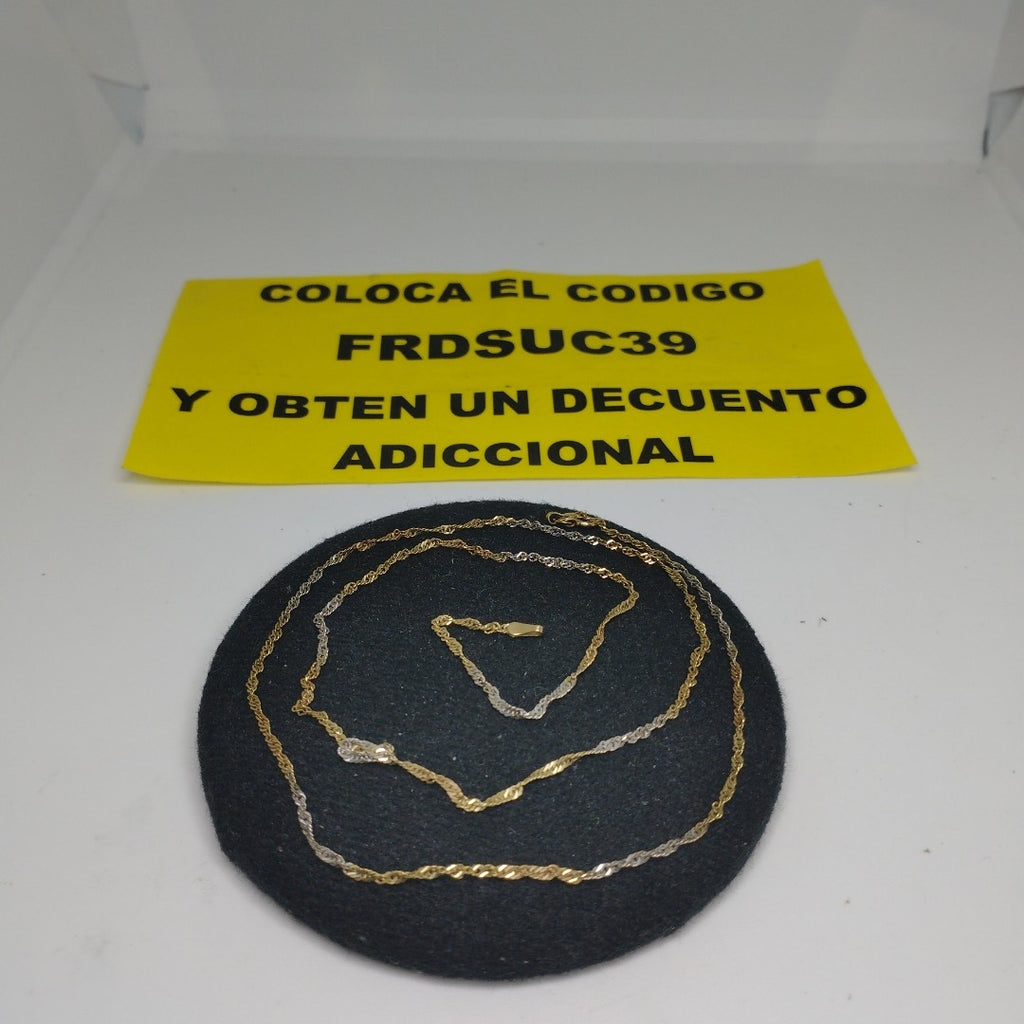 CADENA ORO 14 K 1.9 GRMS (SEMINUEVO)