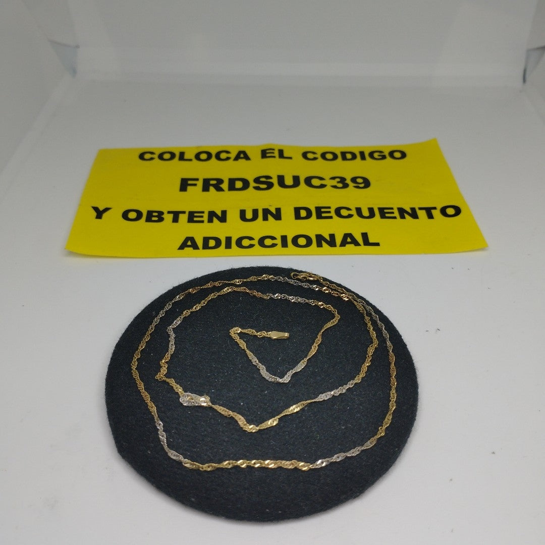 CADENA ORO 14 K 1.9 GRMS (SEMINUEVO)
