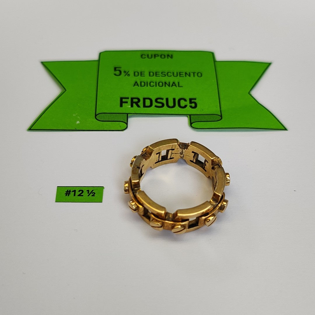ANILLO ORO 14 K 22.3 GRMS (SEMINUEVO)