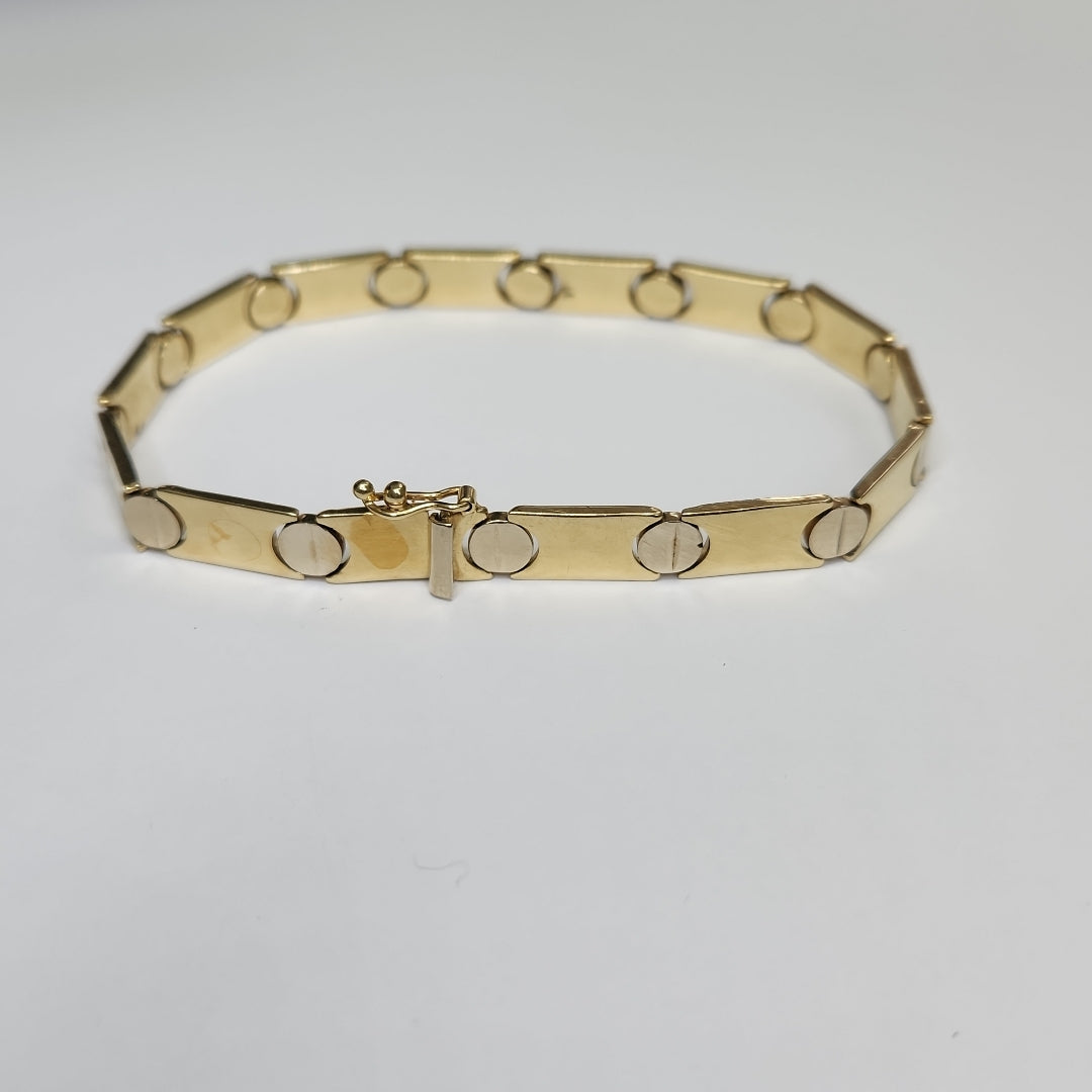 PULSERA ORO 14 K 14,00 GRMS (SEMINUEVO)