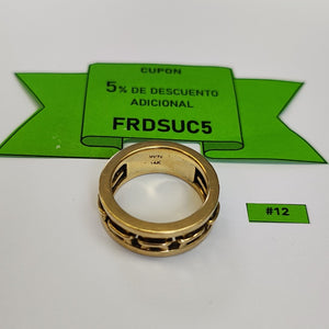 ANILLO ORO 14 K 20.7 GRMS (SEMINUEVO)