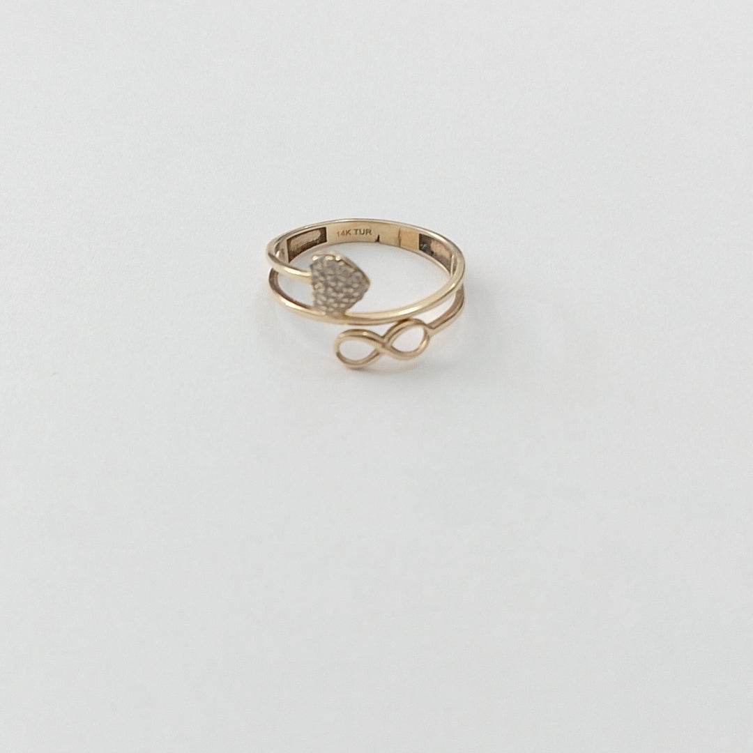 ANILLO ORO 14 K 2,10 GRMS (SEMINUEVO)