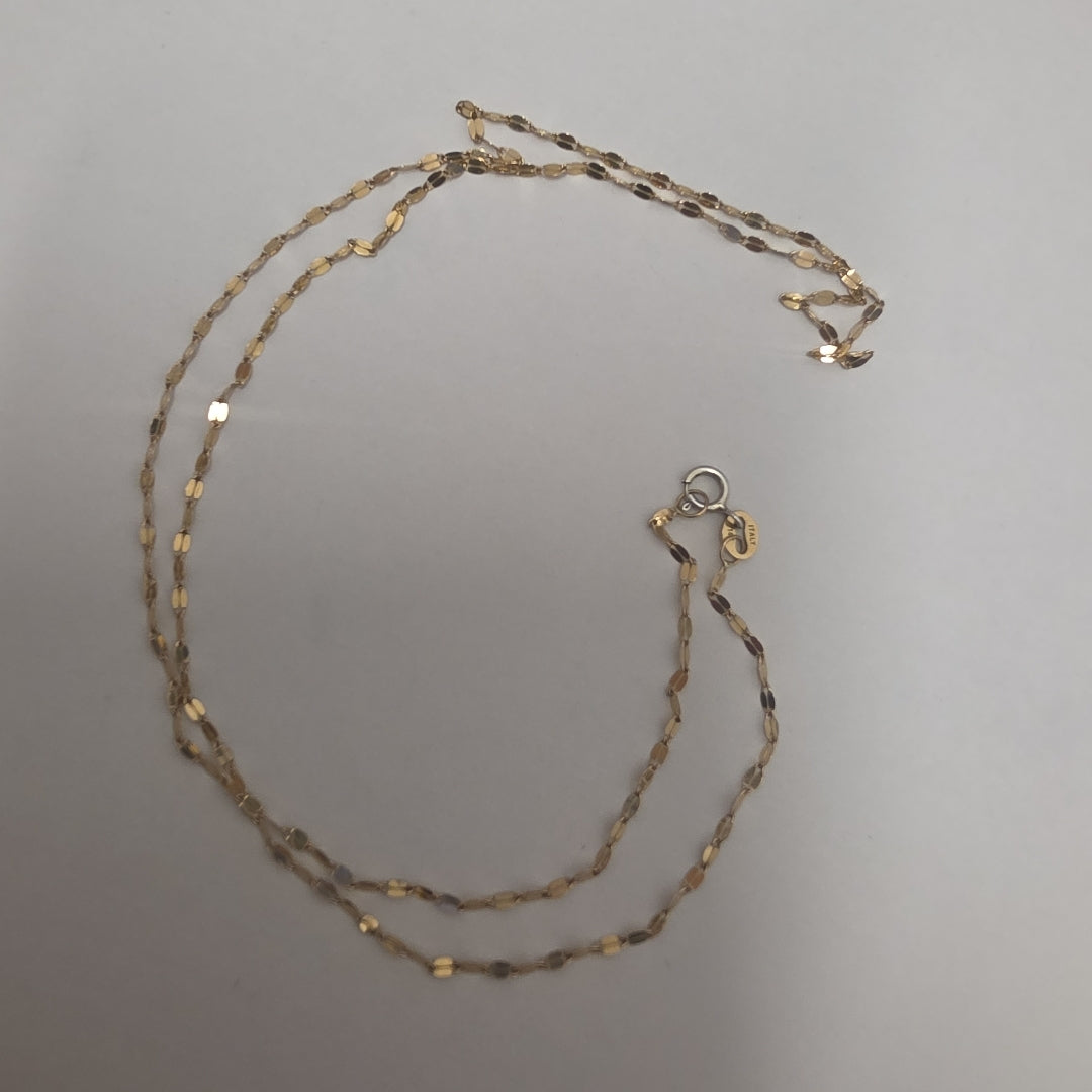 CADENA ORO, ORO COMBINADO 14 K 1 GRMS (SEMINUEVO)