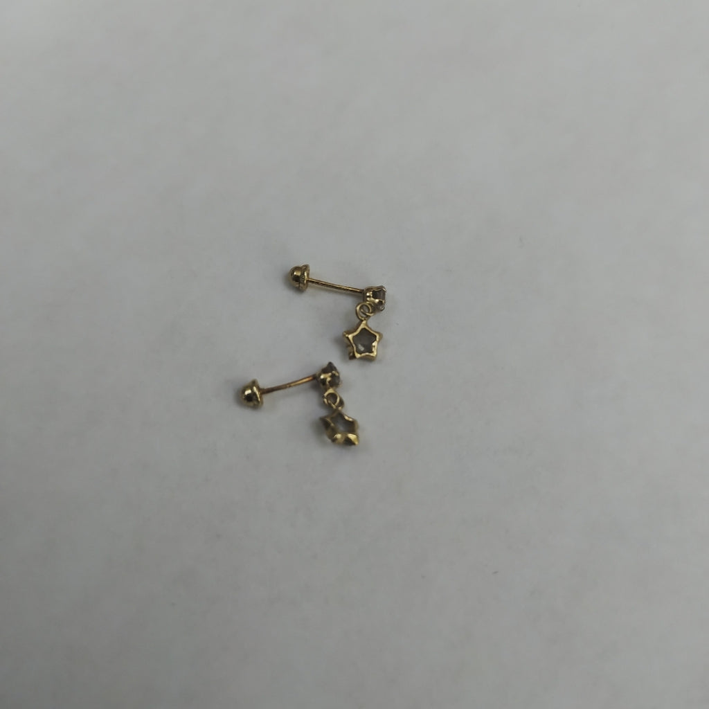 ARETES PAR ORO 14 K 0.4 GRMS (SEMINUEVO)