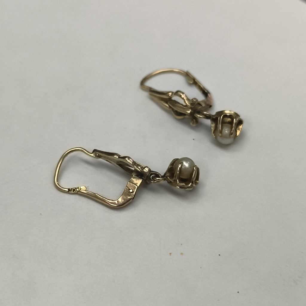 ARETES PAR ORO 8 K 2.6 GRMS (SEMINUEVO)