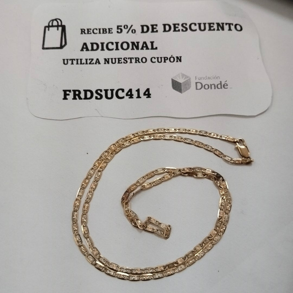 CADENA ORO 14 K 5,80 GRMS (SEMINUEVO)
