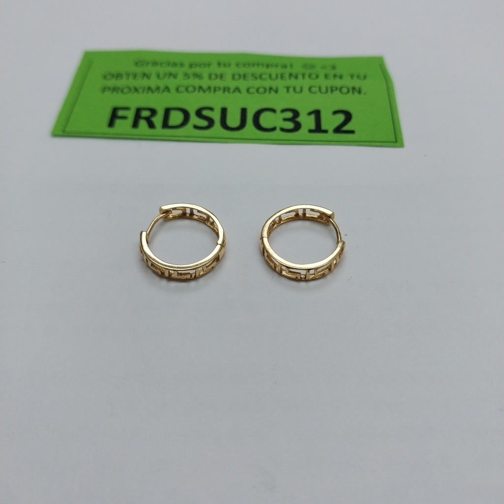 ARRACADAS PAR ORO 14 K 1.3 GRMS (SEMINUEVO)