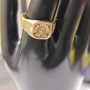 ANILLO DE GRADUACIÓN ORO 10 K 8 GRMS (SEMINUEVO)