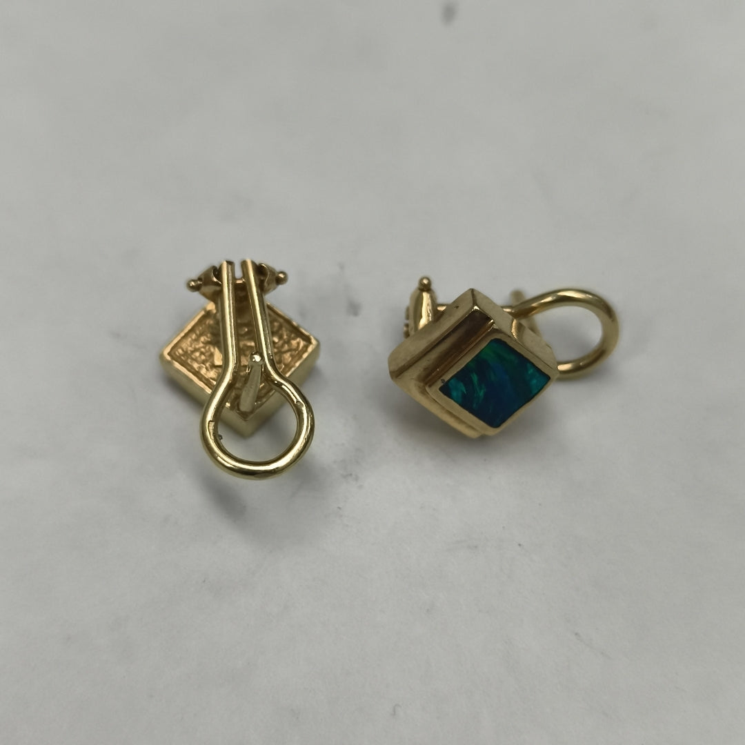 ARETES PAR ORO 14 K 6.8 GRMS (SEMINUEVO)