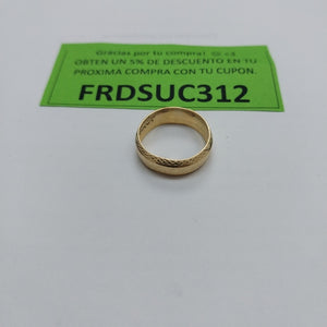 ARGOLLA ORO 14 K 1.9 GRMS (SEMINUEVO)