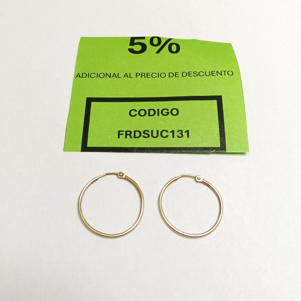 ARRACADAS PAR ORO 10 K 0,80 GRMS (SEMINUEVO)