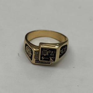 ANILLO DE GRADUACIÓN ORO 14 K 8 GRMS (SEMINUEVO)