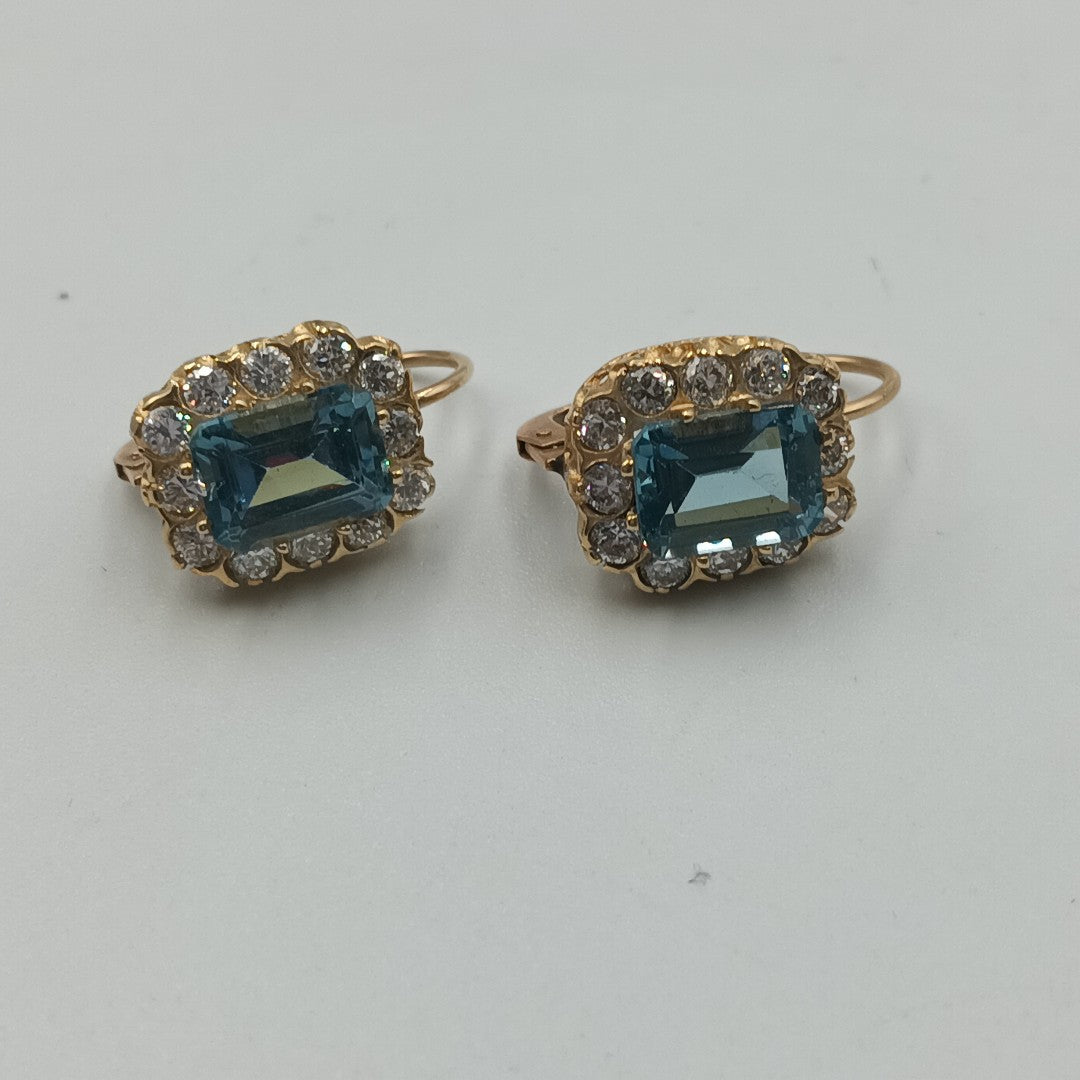 ARETES PAR ORO 14 K 3.7 GRMS (SEMINUEVO)