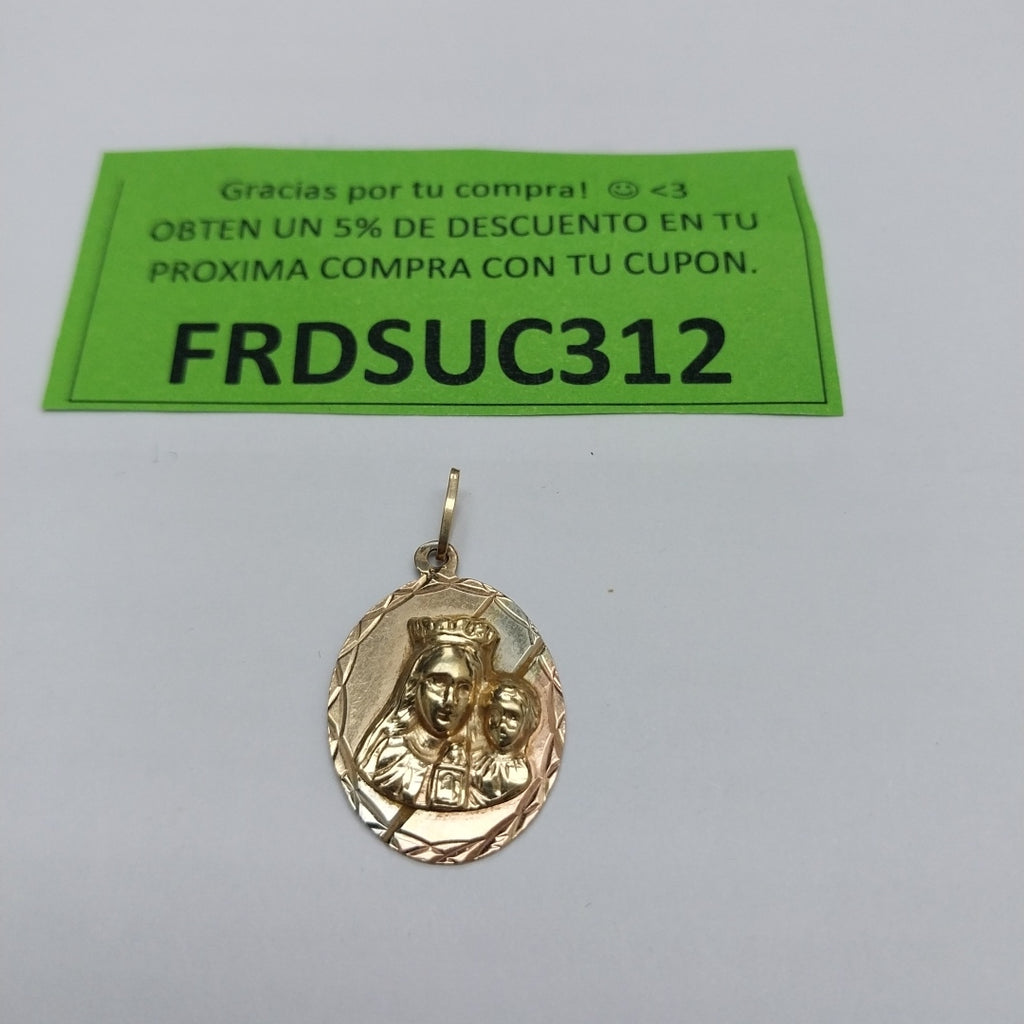 MEDALLA PERSONAL ORO 10 K 2 GRMS (SEMINUEVO)