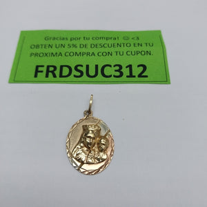MEDALLA PERSONAL ORO 10 K 2 GRMS (SEMINUEVO)