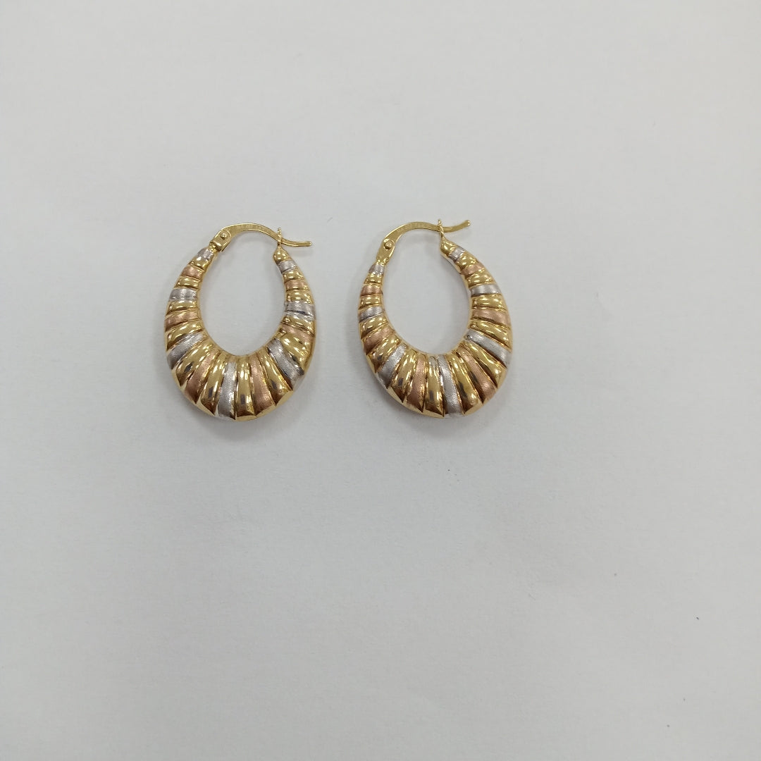 ARRACADAS PAR ORO 10 K 2.8 GRMS (SEMINUEVO)