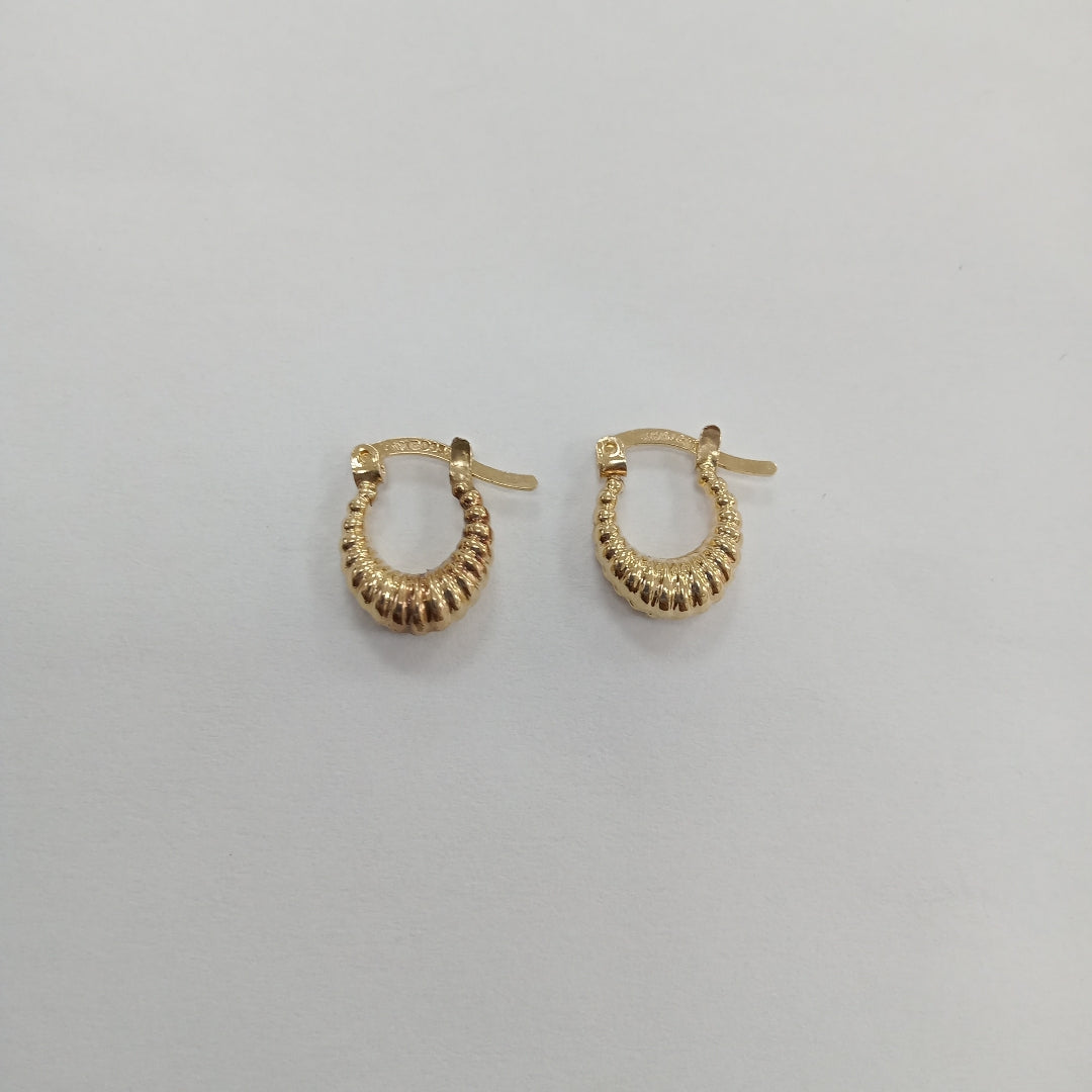ARRACADAS PAR ORO 10 K 1.2 GRMS (SEMINUEVO)