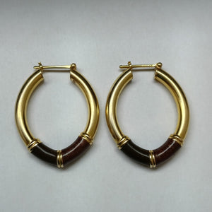 ARRACADAS PAR ORO 14 K 9.2 GRMS (SEMINUEVO)
