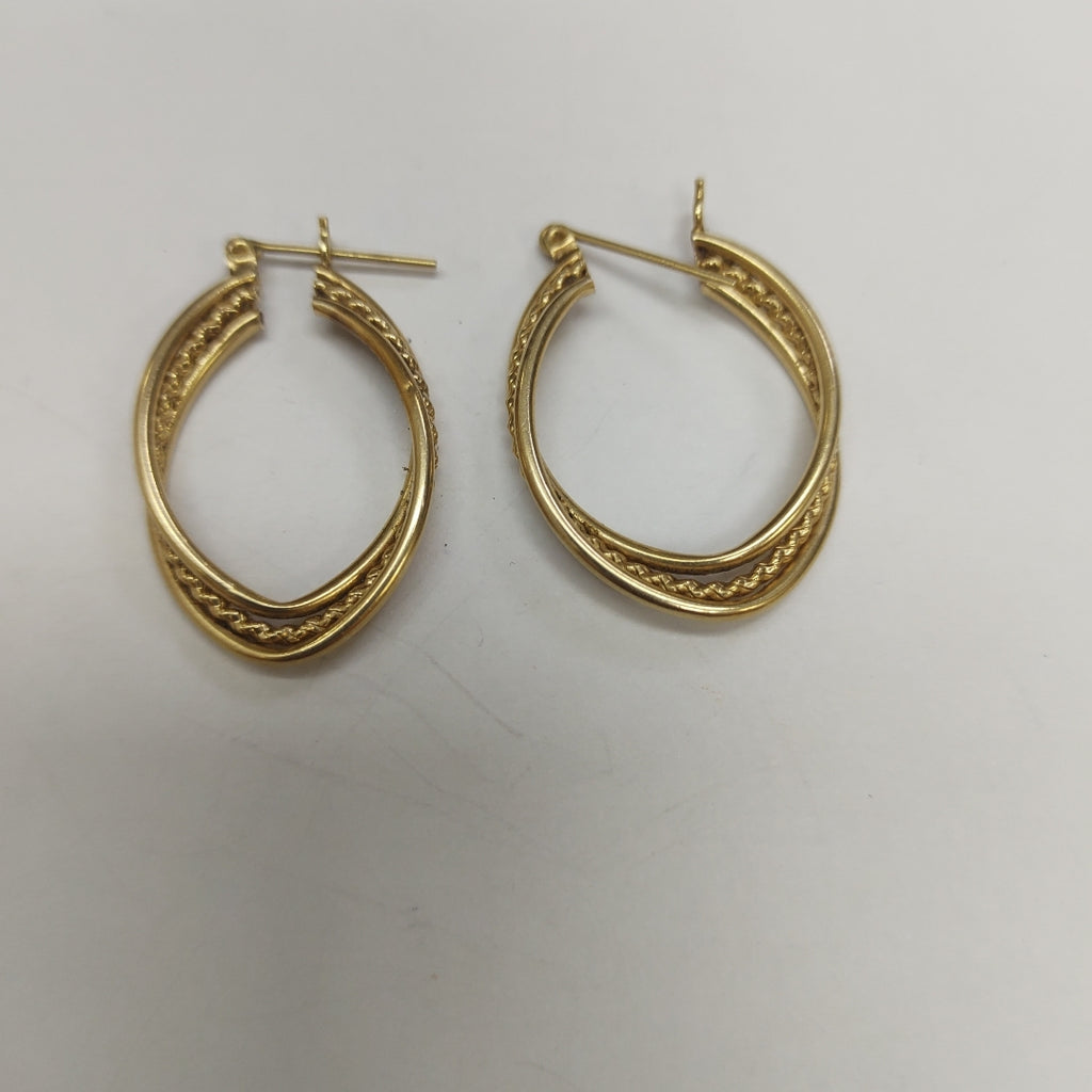 ARRACADAS PAR ORO 10 K 3,80 GRMS (SEMINUEVO)