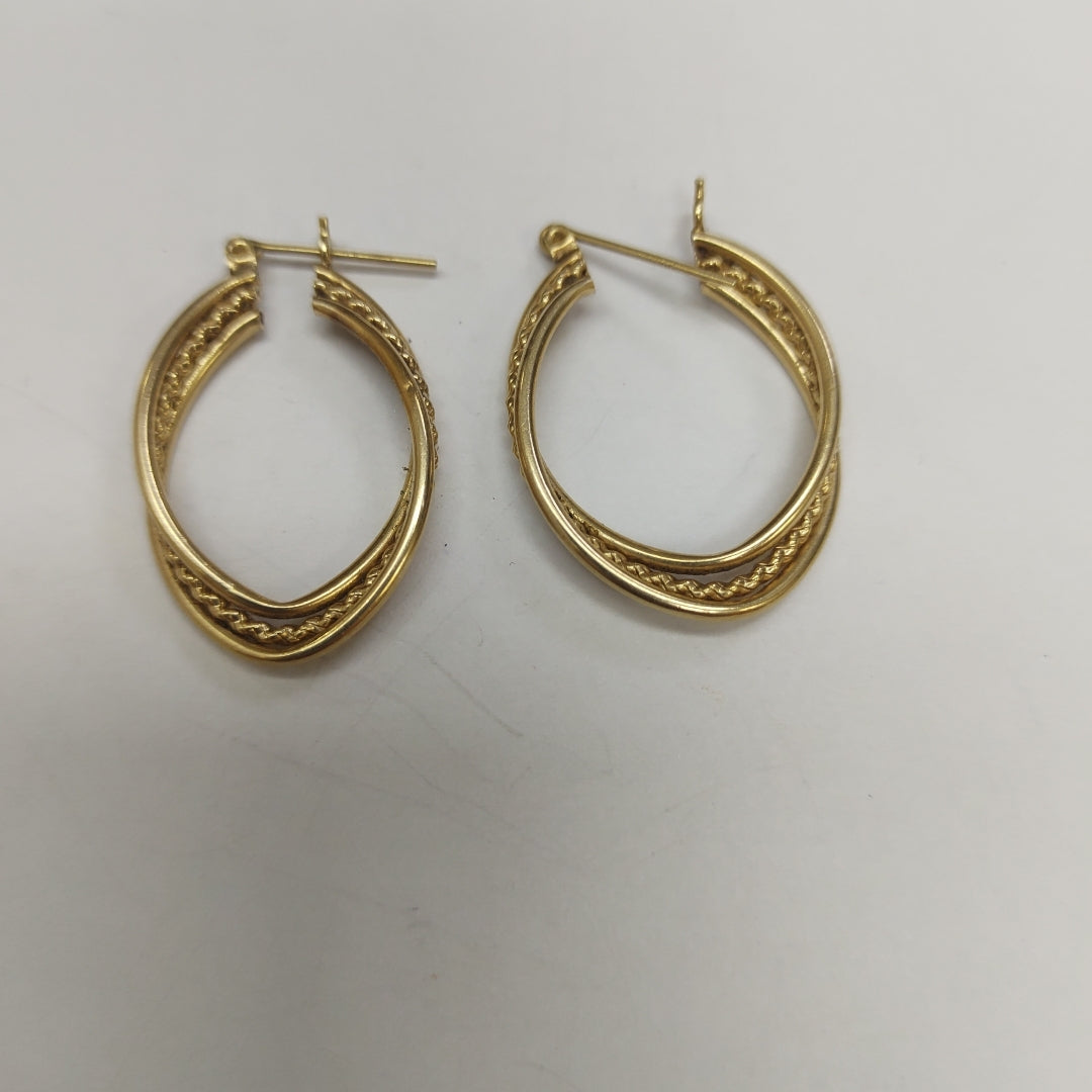 ARRACADAS PAR ORO 10 K 3,80 GRMS (SEMINUEVO)