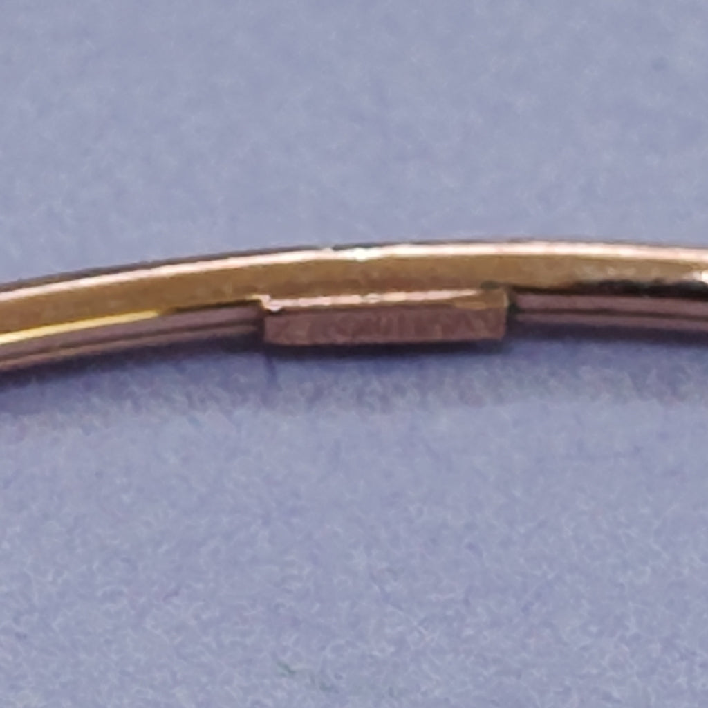 PULSERA RIGIDA ORO 10 K 2.1 GRMS (SEMINUEVO)