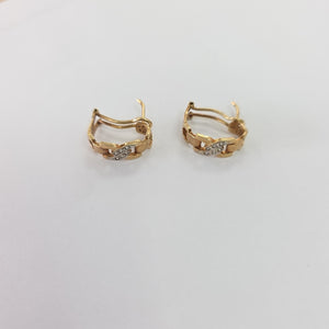 ARETES PAR ORO 14 K 4.5 GRMS (SEMINUEVO)